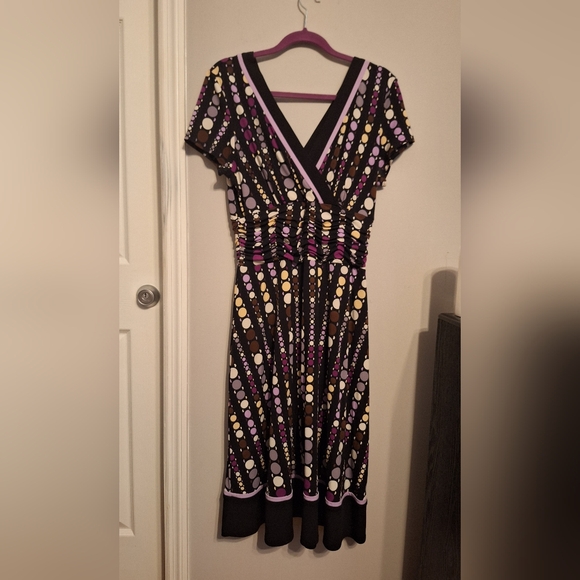 Studo i Stylish And Versatile Deep V-neck Polka Dot Dress - Picture 3 of 11